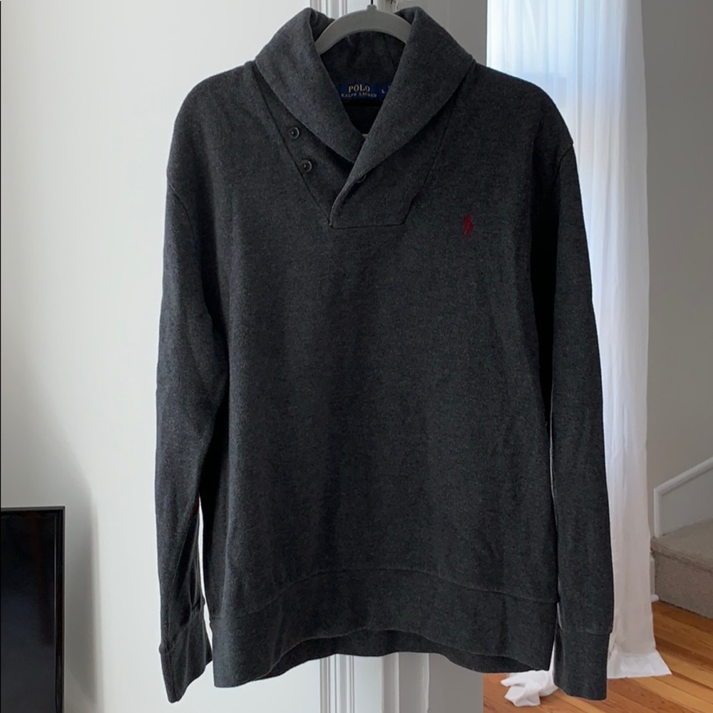 Polo Ralph Lauren Pullover w/ Suede Elbow Pads